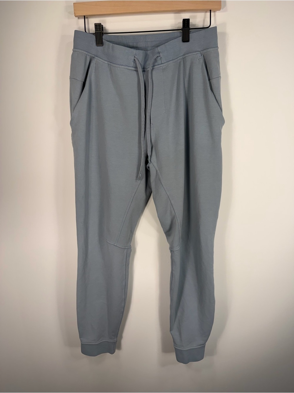 Lululemon Athletica City Sweat Men's Light Blue Drawstring Jogger Pants